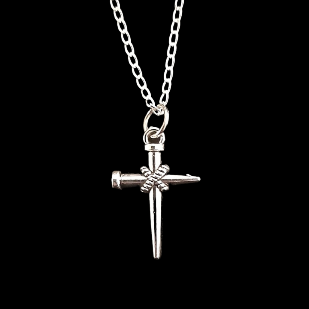 Nail and Rope Cross Reminder of Crucifixion